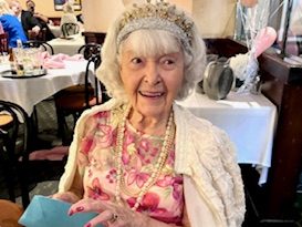 Spotted: Marion Moreno celebrating her 100th birthday
