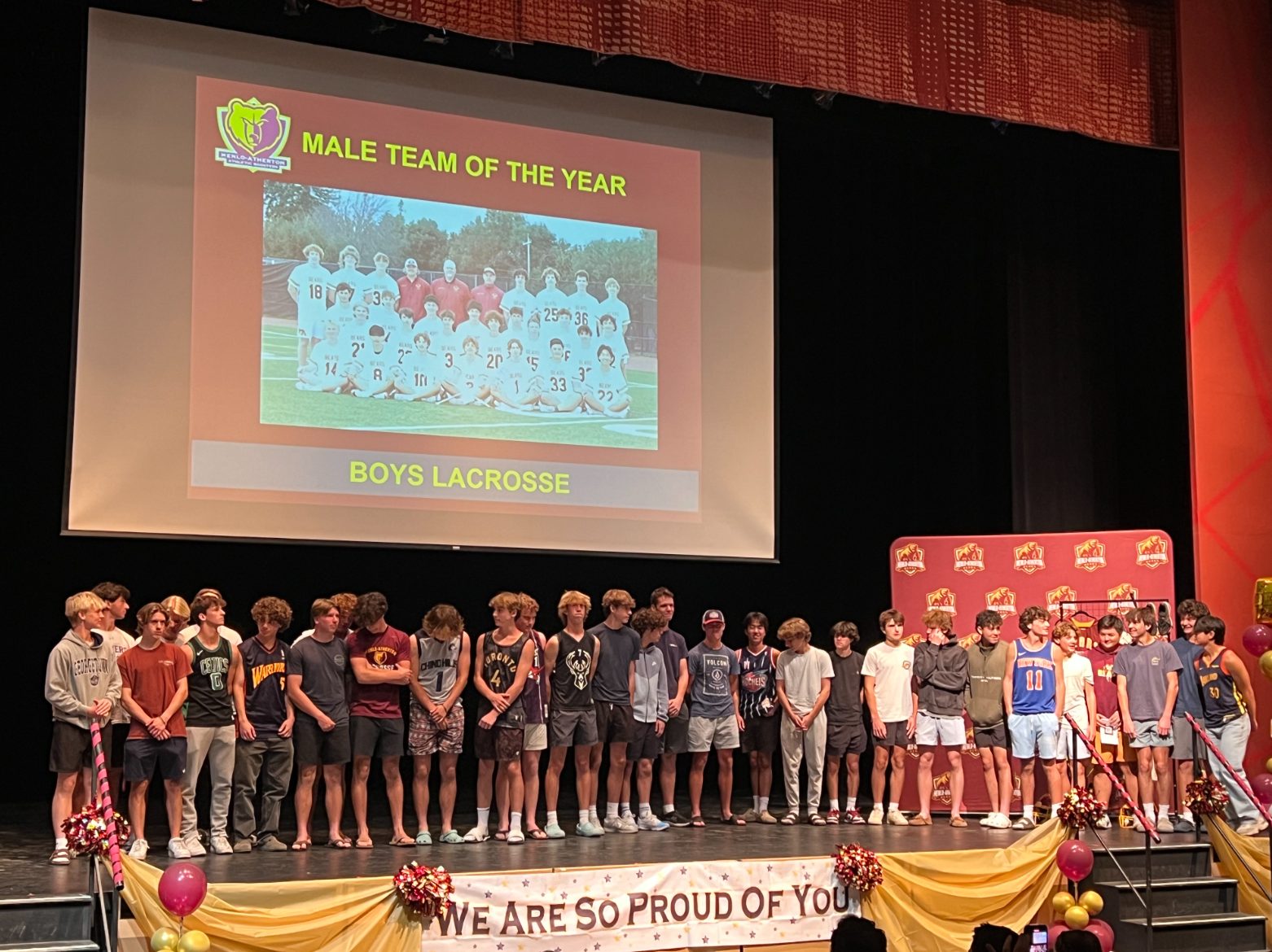 MA holds annual Sports Award Night honoring athletes InMenlo