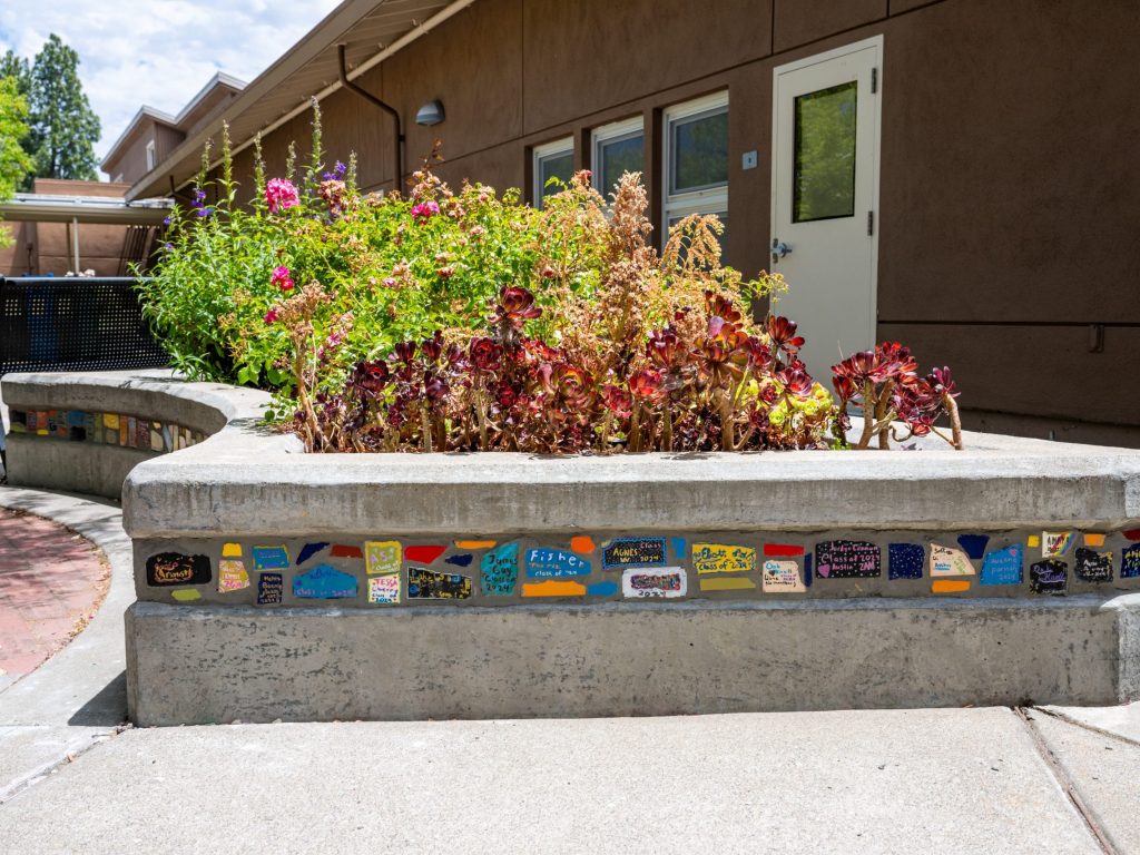 What’s the story behind the new tiles at Oak Knoll School?