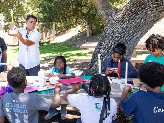 Oakland middle schoolers immerse themselves in STEM at SLAC summer camp