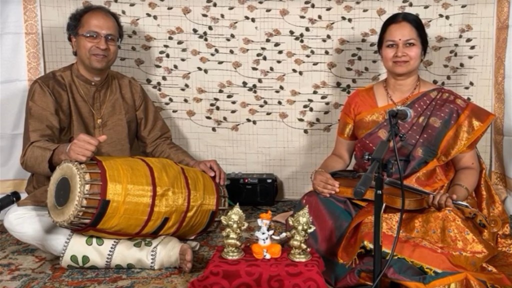 Carnatic music with Sandhya Srinath and Srinath Bala on August 31