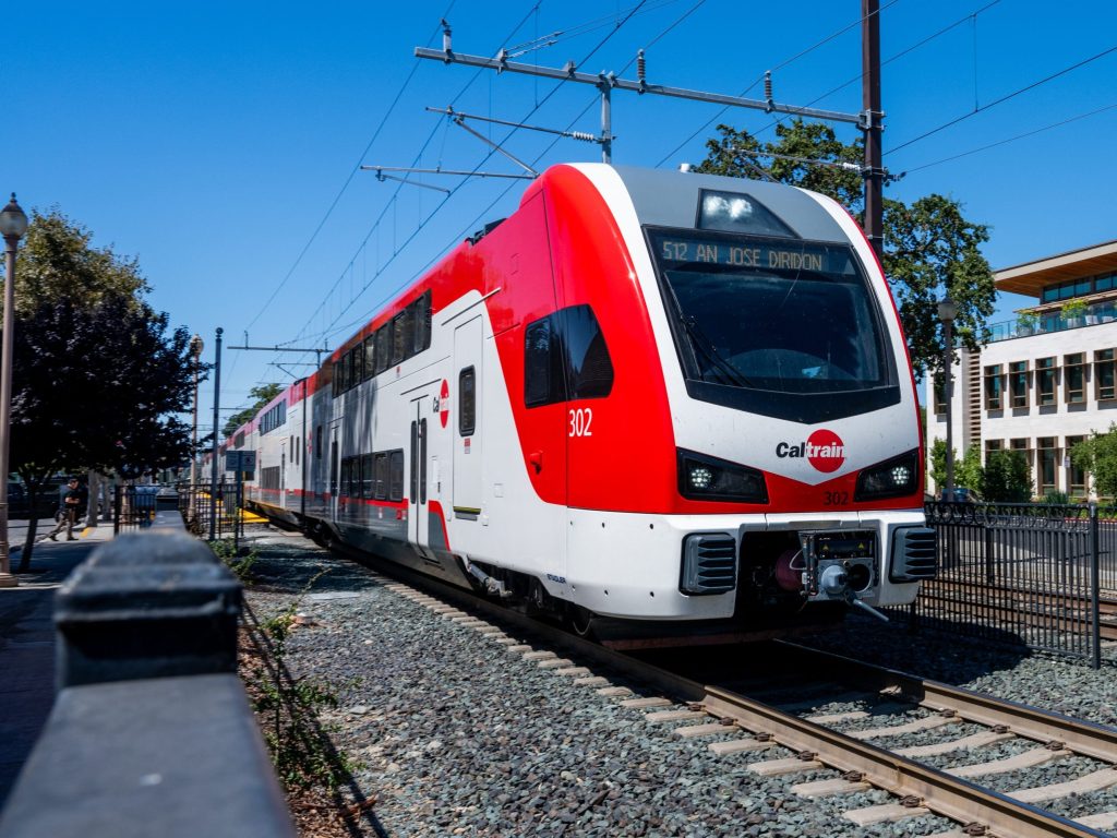 Electric trains will soon be available daily to Caltrain riders in Menlo Park