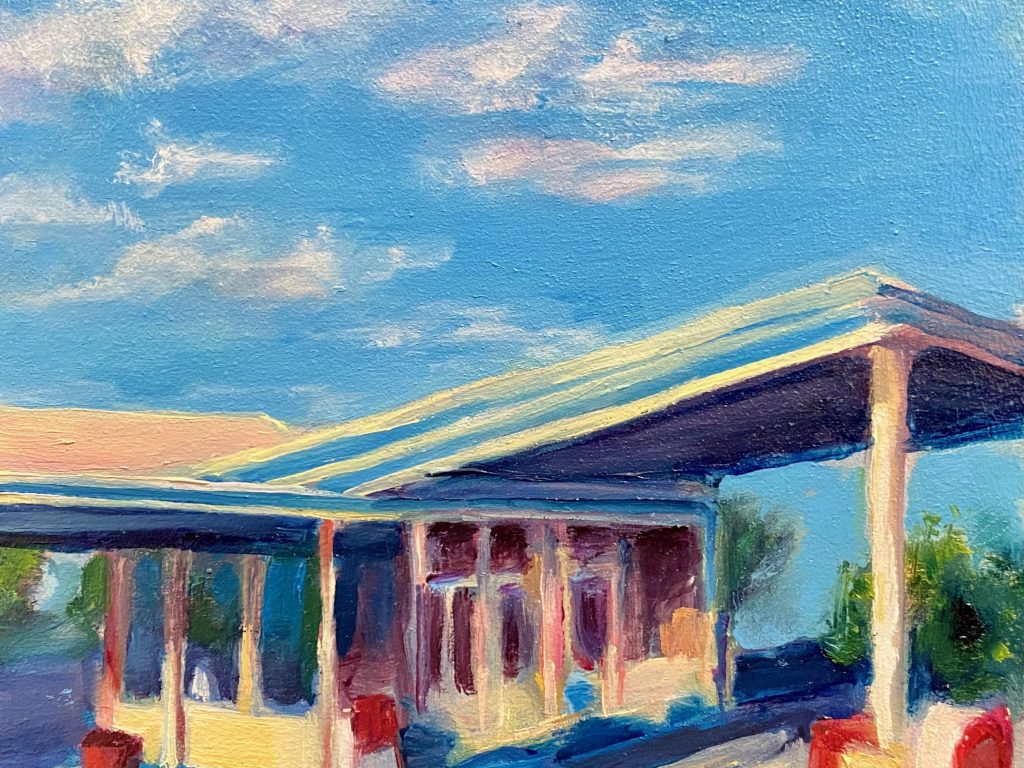 Artist Linda Maki is part of the 50|50 Art Show at Sanchez Art Center