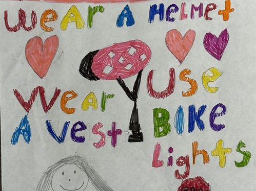 Students from Laurel and Encinal win SRTS poster contest