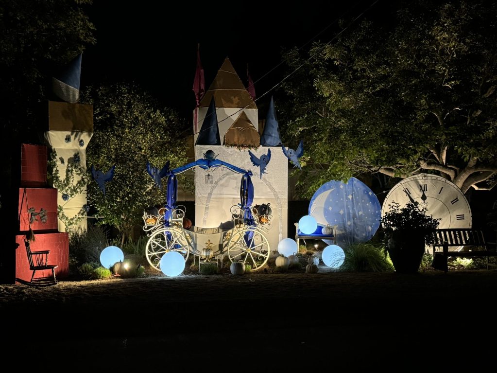 Cinderella is the theme this Halloween at the Frederickson’s in Menlo Park