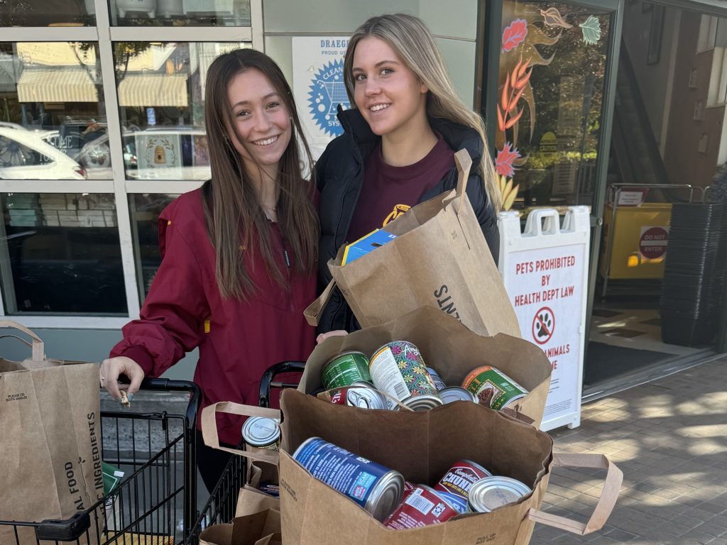 Spotted: M-A students participating in the 26th annual canned food drive