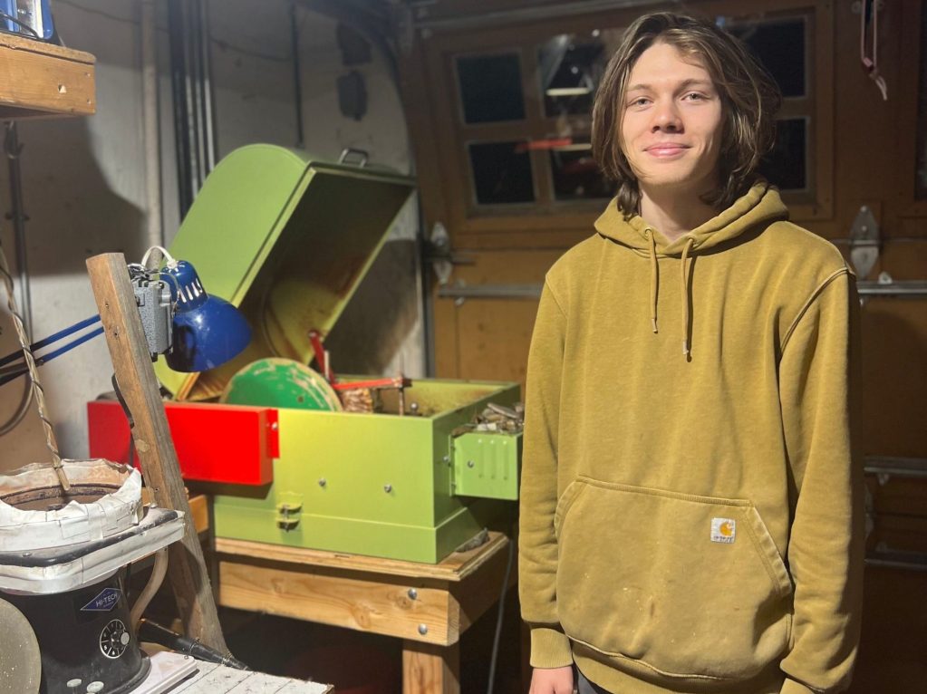 Henry Raab makes jewelry from local gemstones