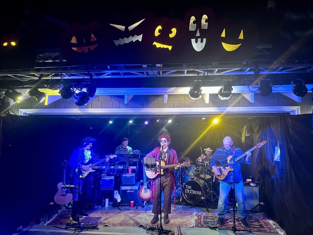 Spotted: The Members playing their annual Halloween gig