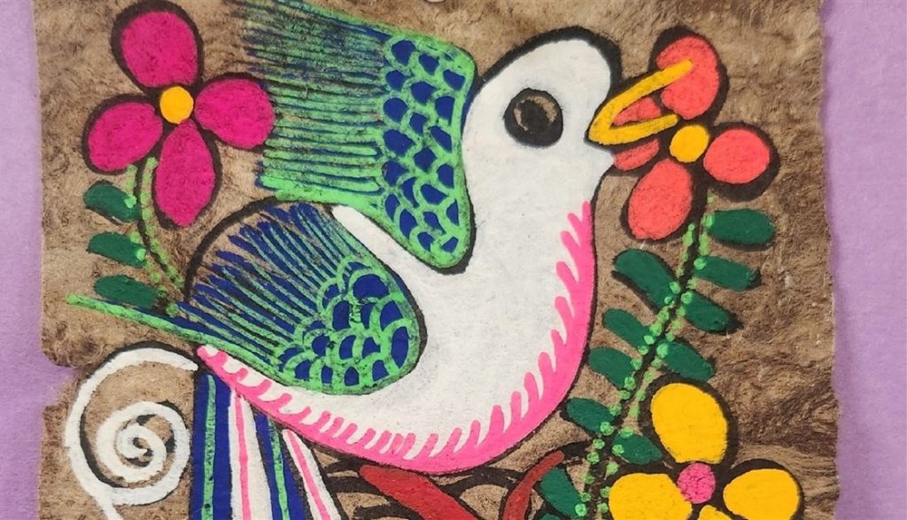 Create Otomi-inspired art on December 30