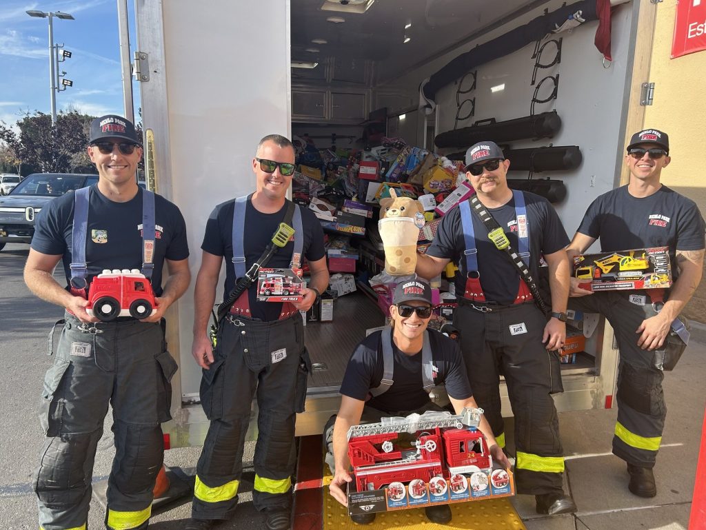 Menlo Park Fire Protection District collecting new toys