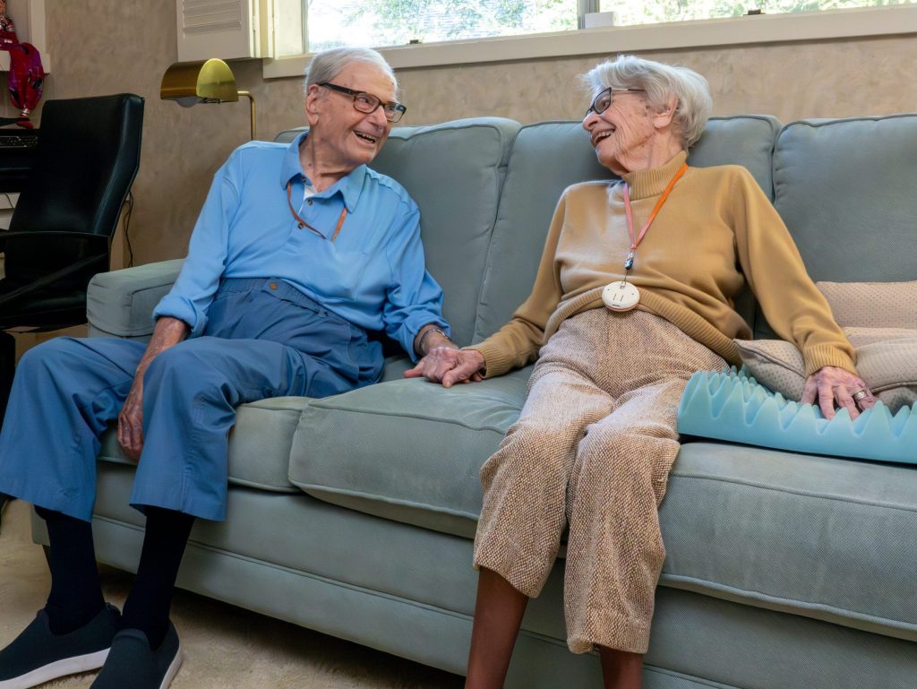 A visit with Florine and John Galen — both 100 years old!