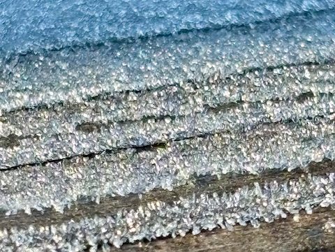 A little weekend rain — and big frost this morning