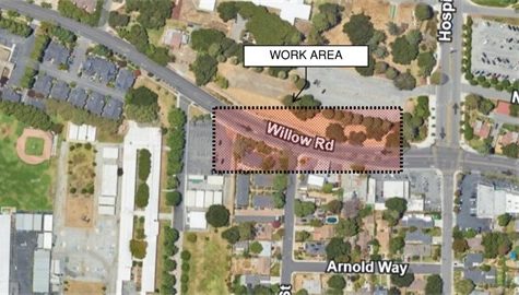 Traffic impacts on Willow Road the next few weeks