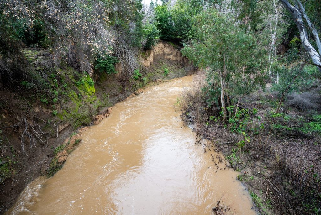 Big downpour around noon Friday in Menlo Park