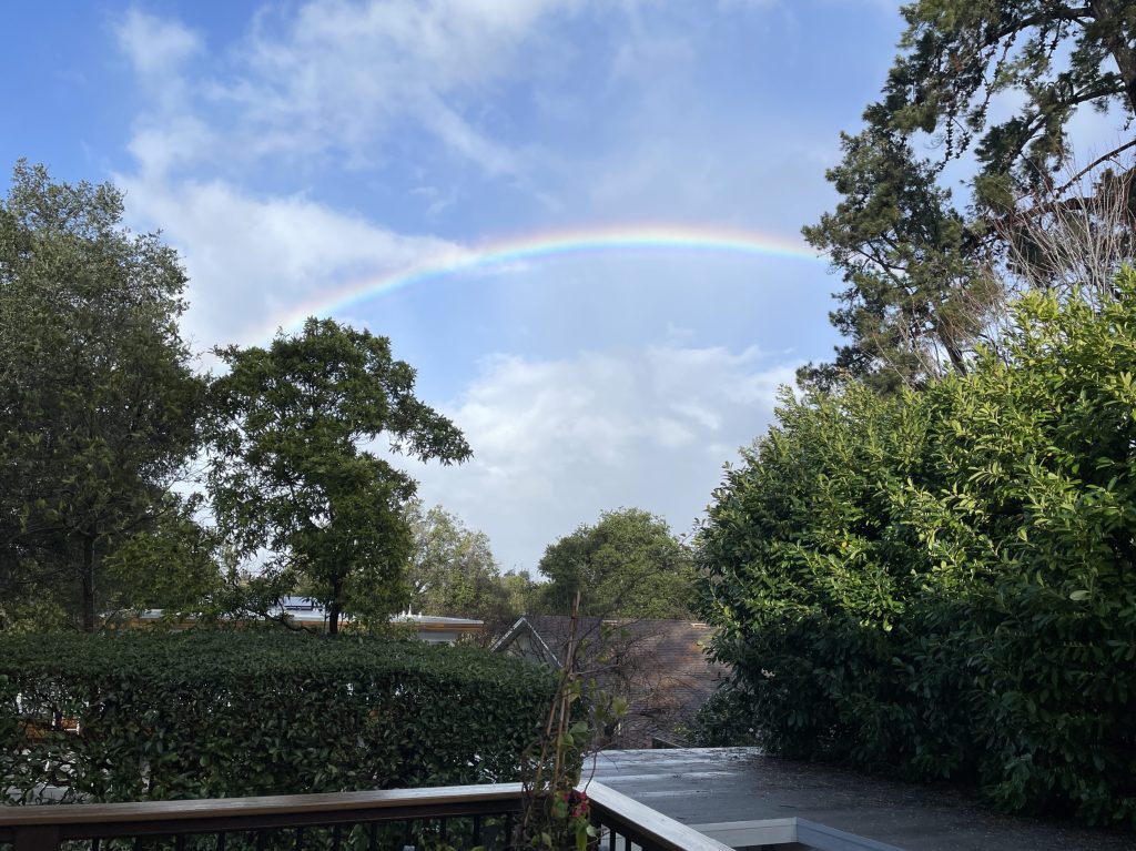 Where was all that predicted rain and wind?