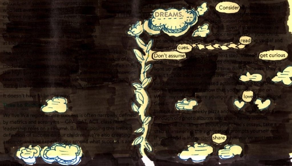 Learn about blackout poetry at Menlo Park Library on April 6