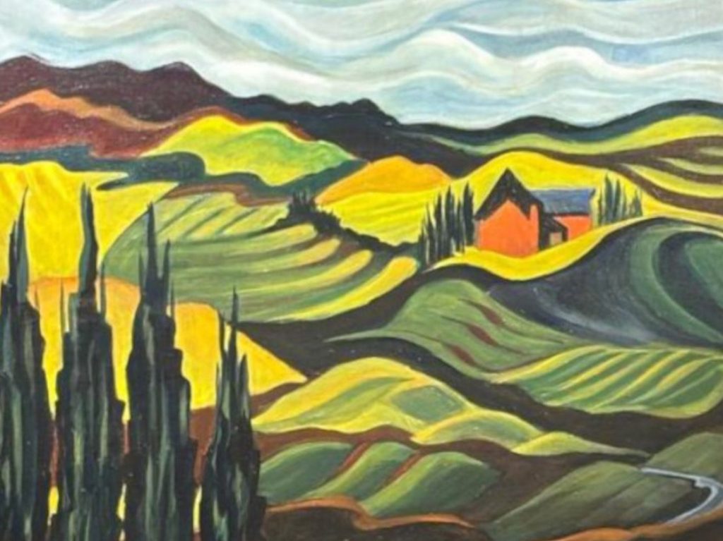 Folk art painting and woodworking are featured at Portola Art Gallery in April