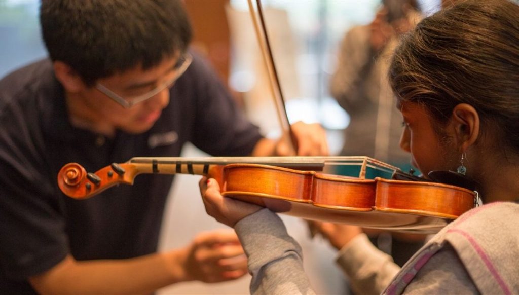 Youngsters: Experience an instrument petting zoo on September 21