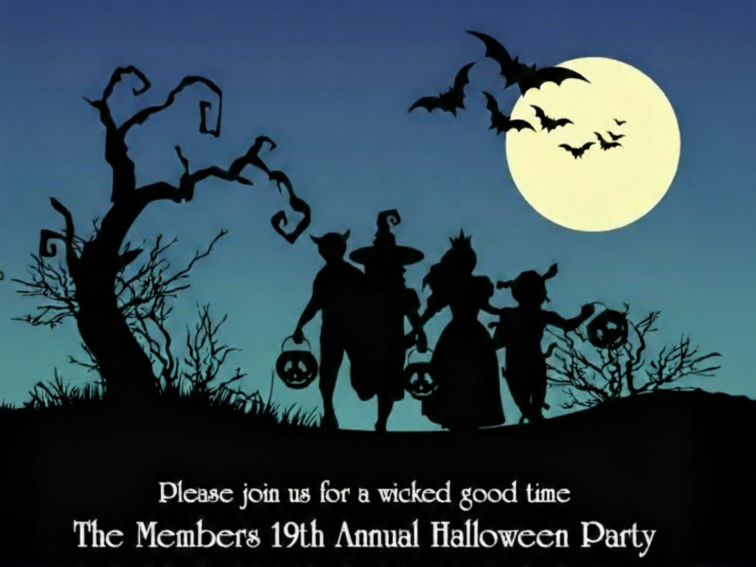 The Members make their annual Halloween appearance