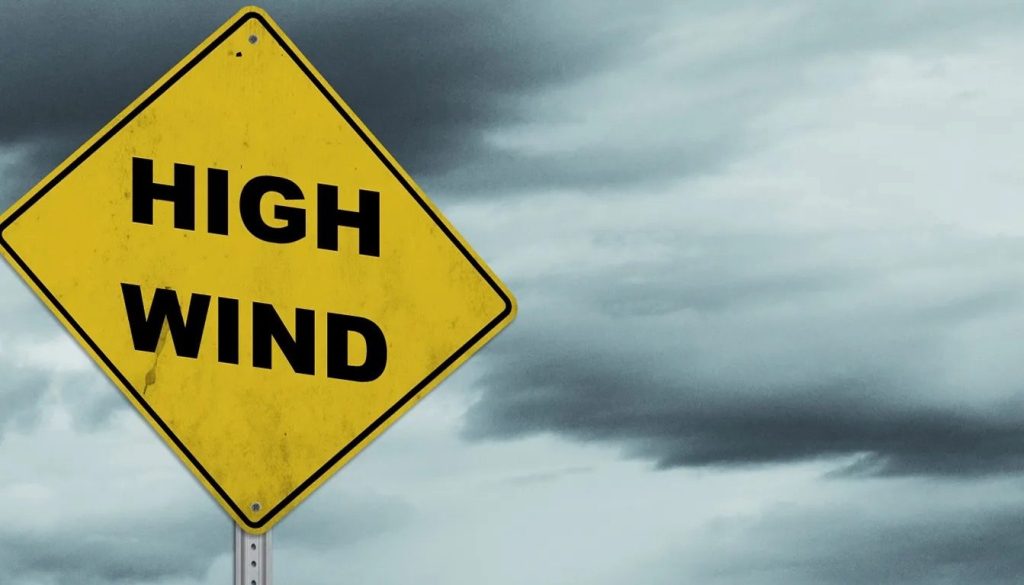 High winds headed to the Peninsula