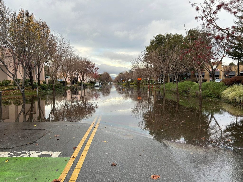 Wow – that was some rainstorm overnight in Menlo Park
