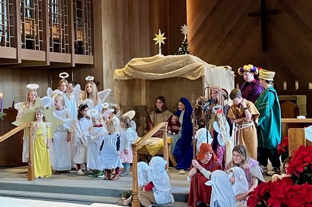 Christmas pageant held at Trinity Church in Menlo Park
