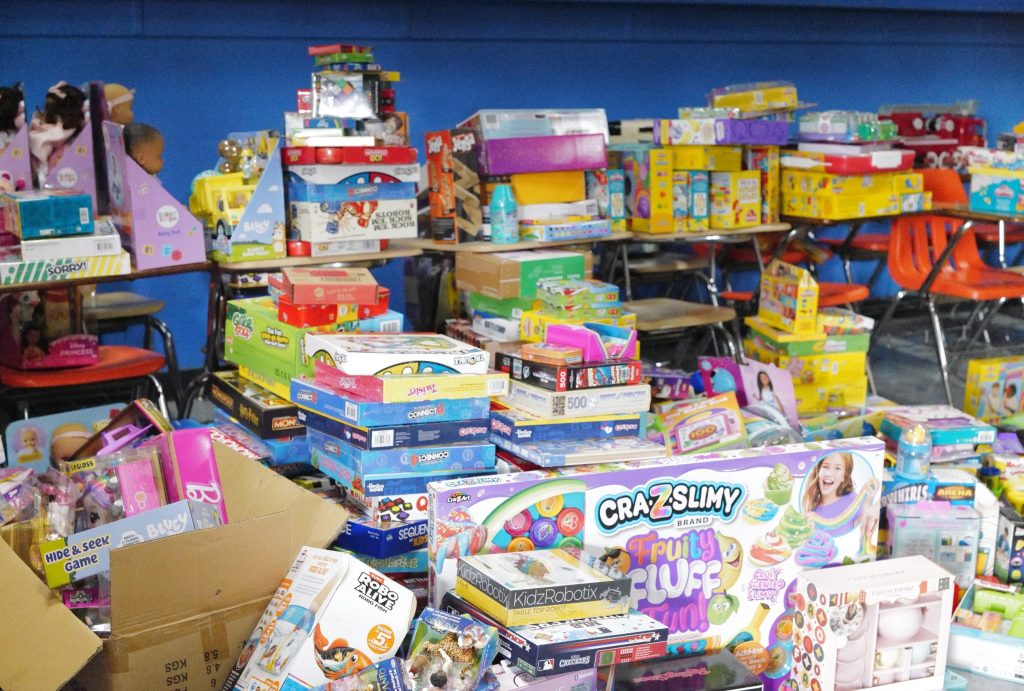 Spotted: Hundreds of toys ready to bring smiles to kids