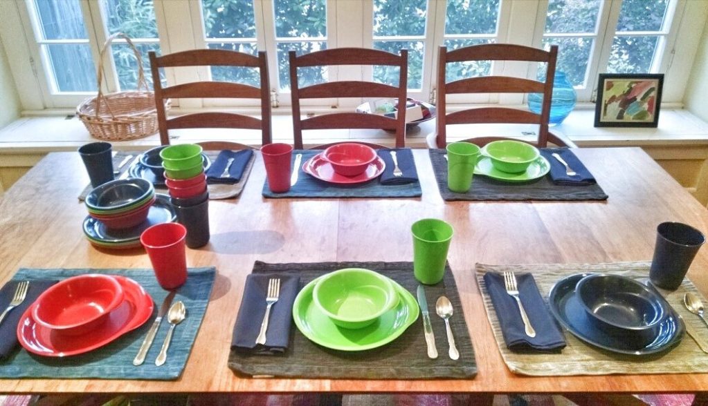 Host a zero waste party by borrowing a free party pack