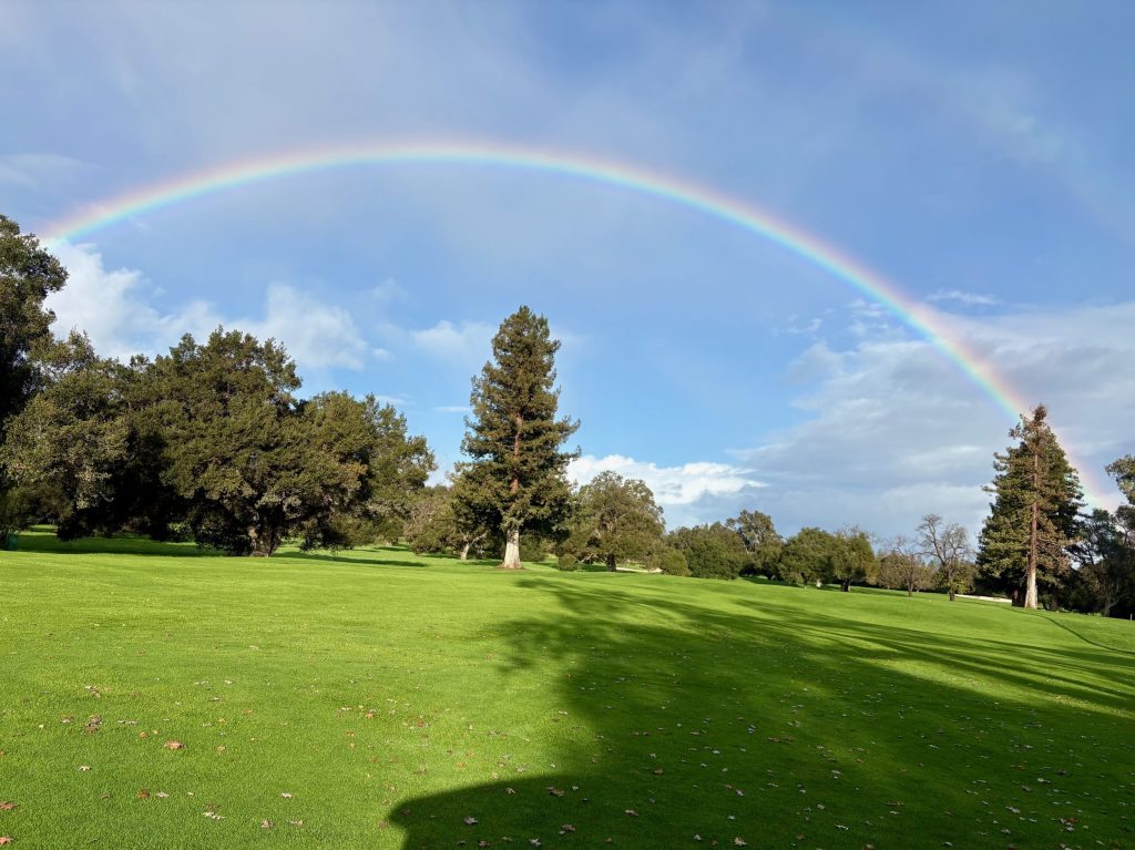 Rainbows take center stage on this first Saturday of 2026