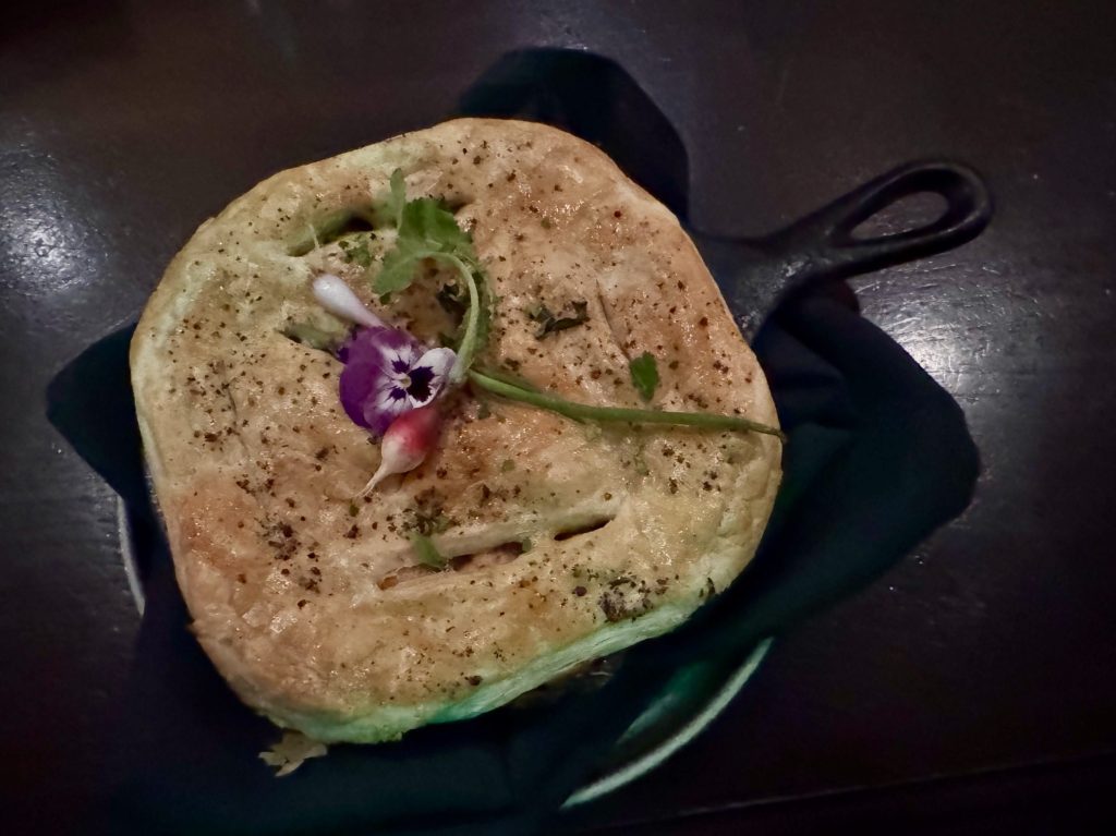 Delicious chicken pot pie — yours for the tasting in Menlo Park