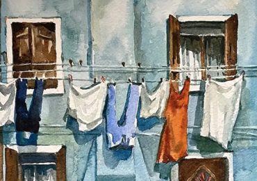 “Italian Art Journey” — watercolors by Inna Cherneykina — featured at Portola Art Galley in February