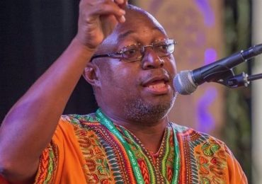 Storyteller Masankho Banda at Belle Haven Library on February 22