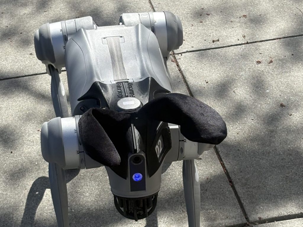 Spotted: Bot the robotic dog in downtown Menlo Park