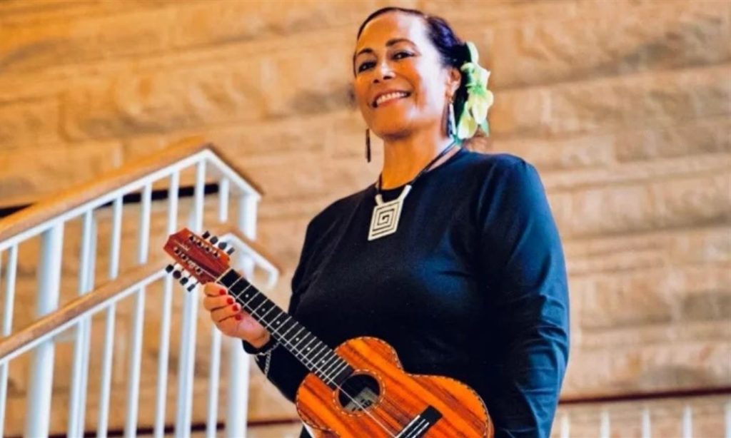 Listen to Hawaiian music with Faith Ako on April 11 at the Belle Haven Library