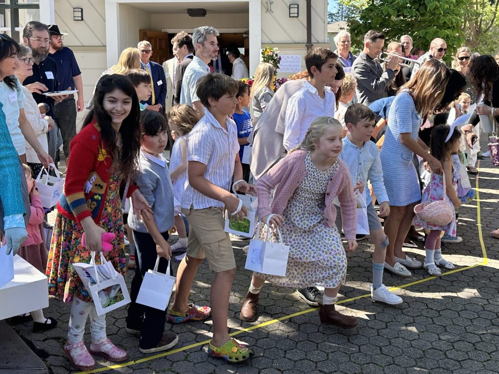 It’s Easter Sunday at Trinity Church in Menlo Park
