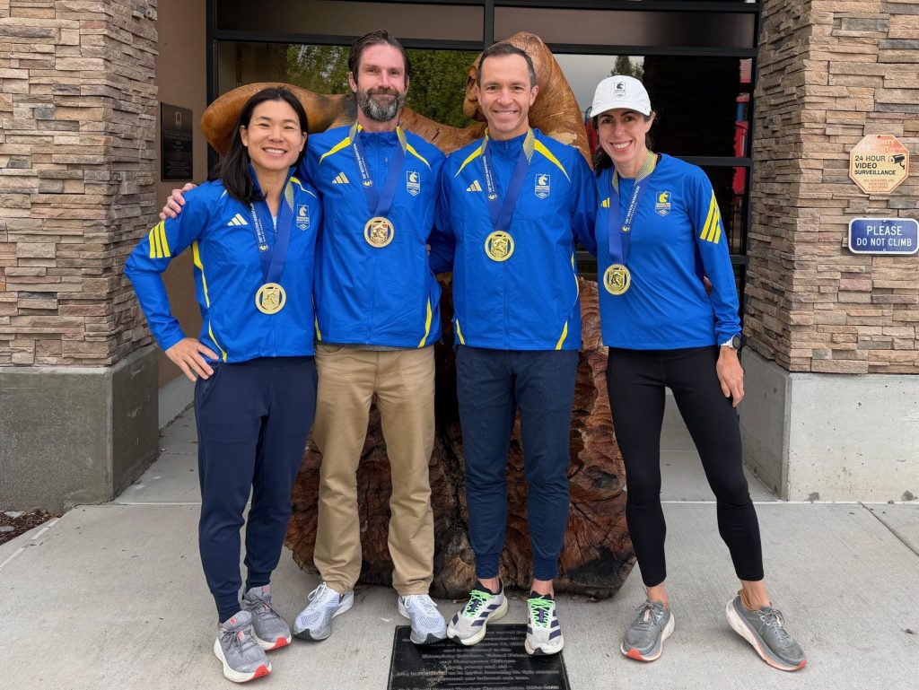 Oak Knoll School parents run in the Boston Marathon