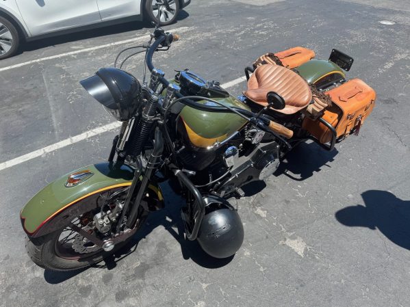 Spotted: Beautiful Harley motorcycle in Sharon Heights
