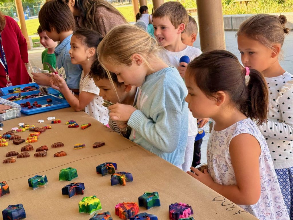 Spotted: Second grade marketplace at Laurel School