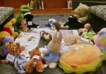 Stuffed animal sleepover at both Menlo Park libraries on June 5