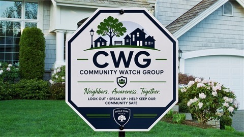 Community Watch Group Sign