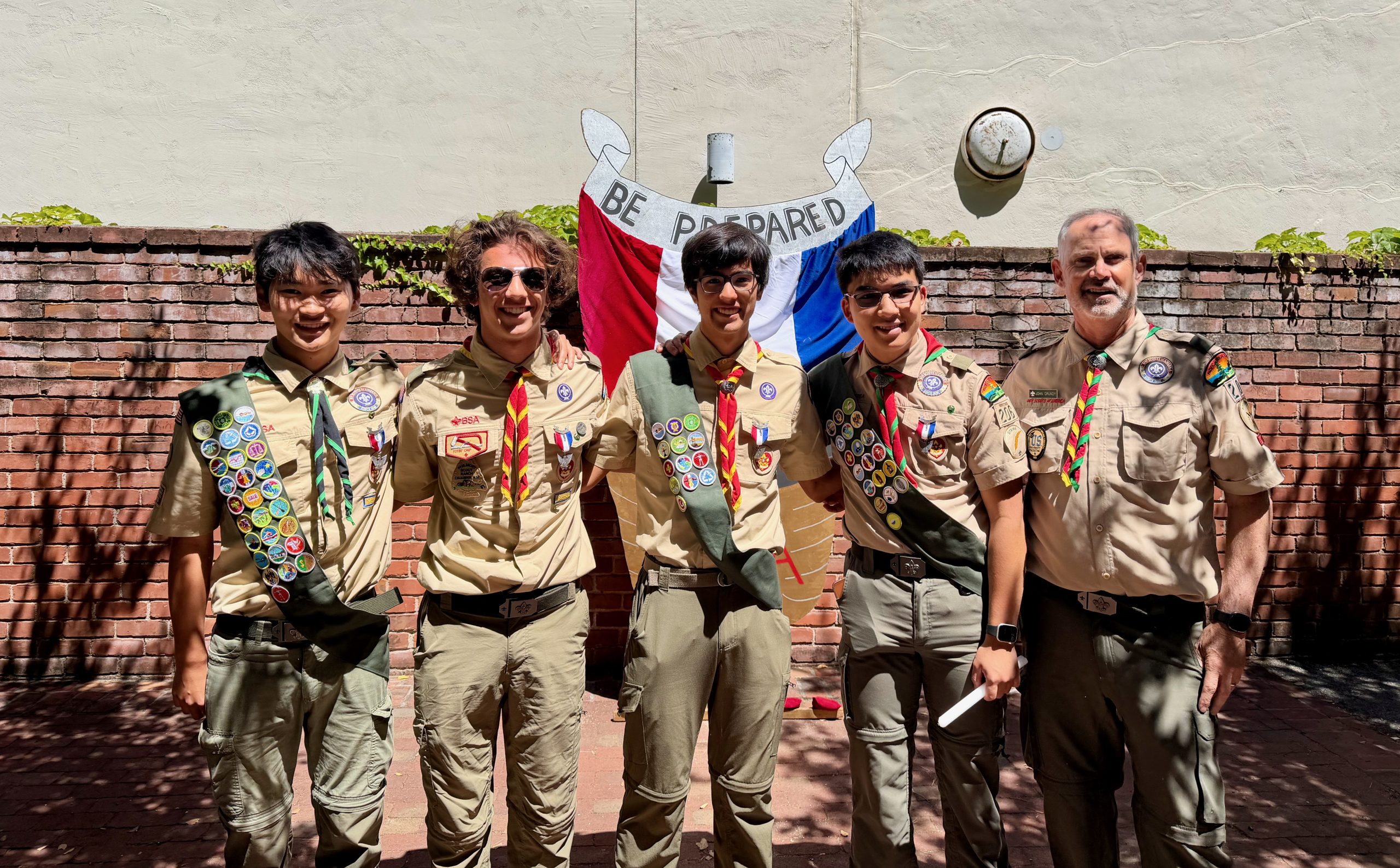 Eagle Scouts from Troop 206