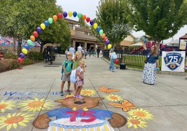 It’s back-to-school day at Oak Knoll in Menlo Park