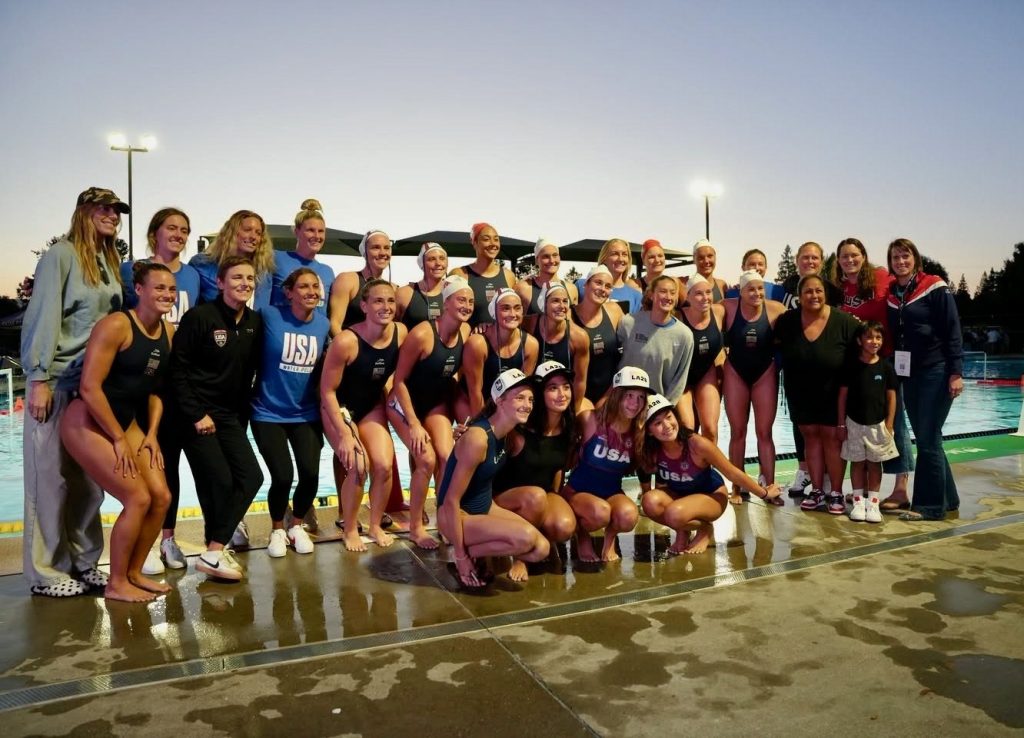 USA Women’s Water Polo Team plays at Sacred Heart Schools, Atherton