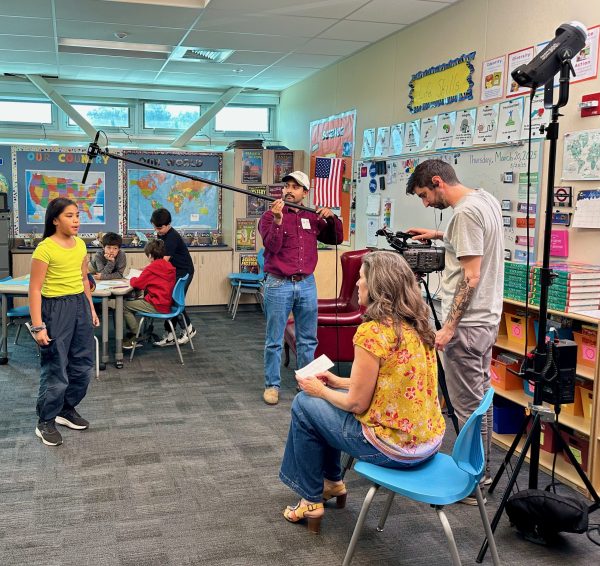 Laurel filming