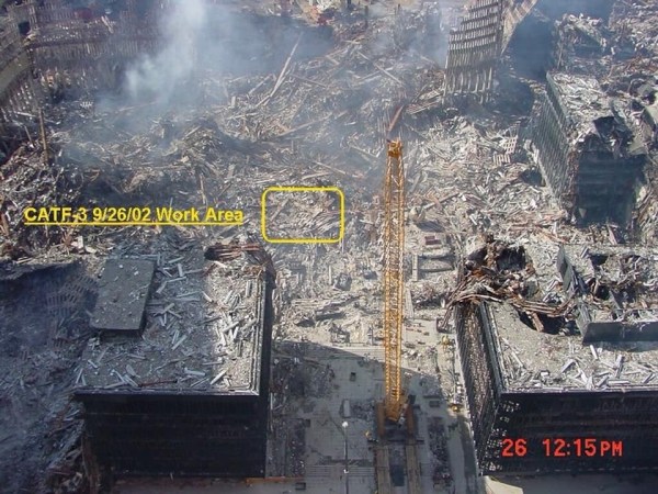 9/11 destruction aerial view