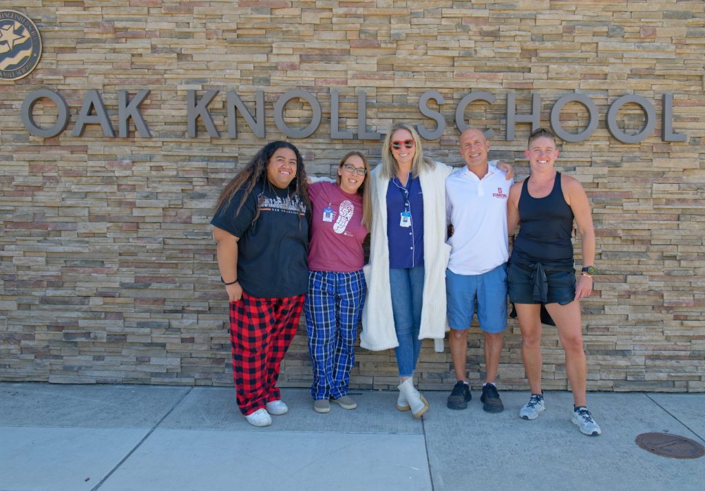 Spotted: Longtime staff celebrating Oak Knoll’s 75th anniversary