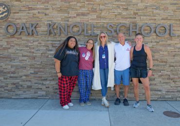 Spotted: Longtime staff celebrating Oak Knoll’s 75th anniversary