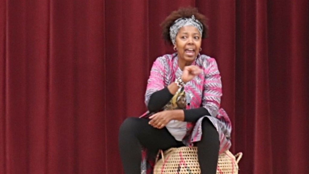 Storyteller Clara Kamunde tells Afri-Crafty Tales on September 27