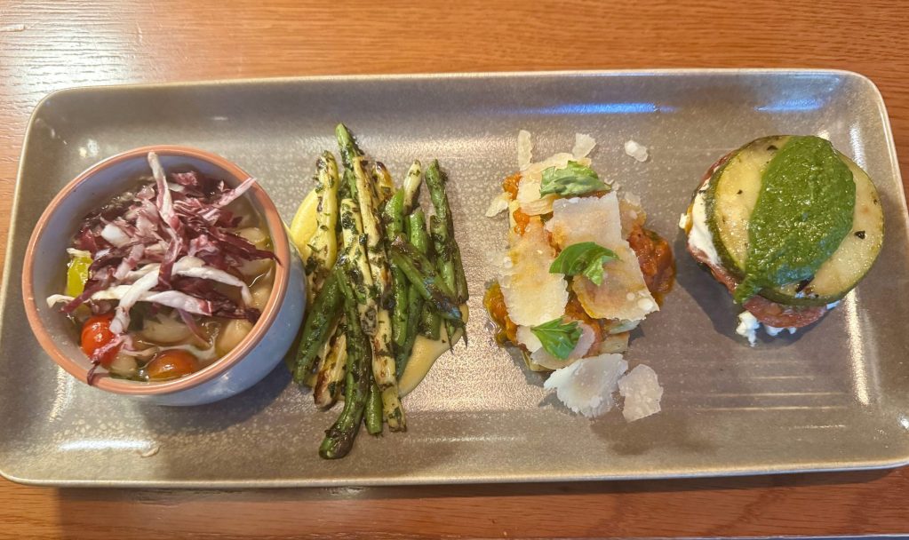 Spotted: Vegetarian tasting entree at Flea Street
