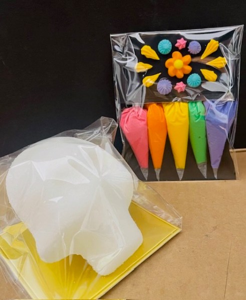 Day of the Dead DIY sugar skull kit